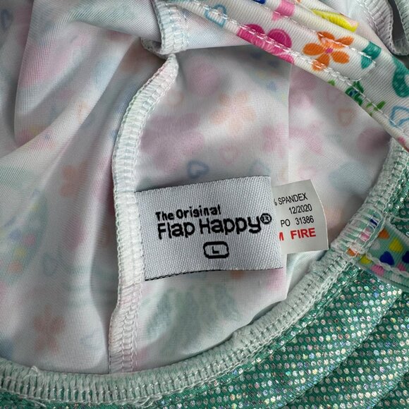 Flap Happy Kids Recycled Polyester Mermaid Fish Flower Summer Po Sunhat L - Picture 4 of 7